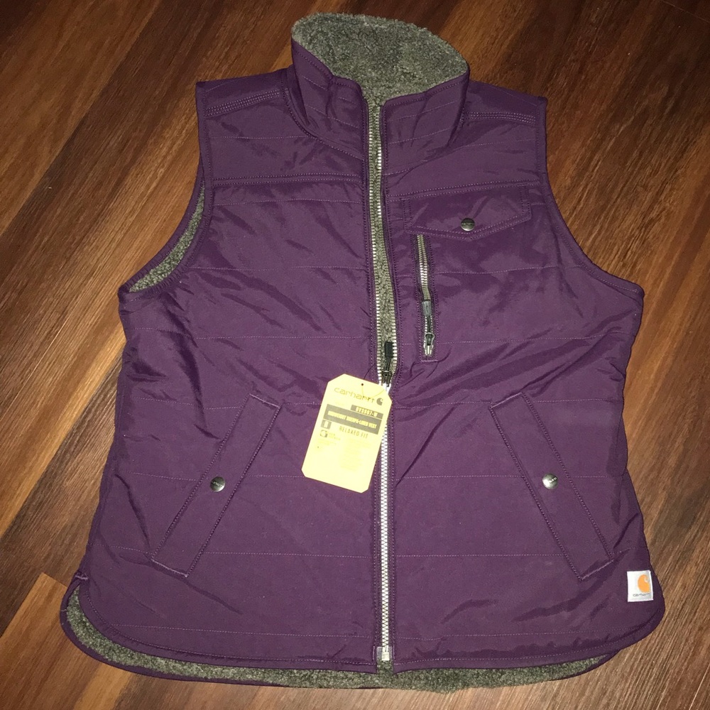 Carhartt Sherpa Lined Full Zip Vest NWT